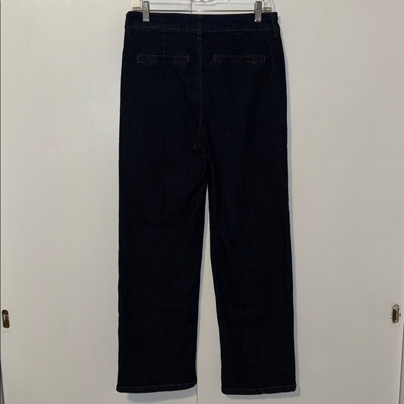 Rachel Zoe Wide Leg Trouser Jeans High Rise Dark Wash Women’s 4 Stretch Denim - Picture 6 of 10